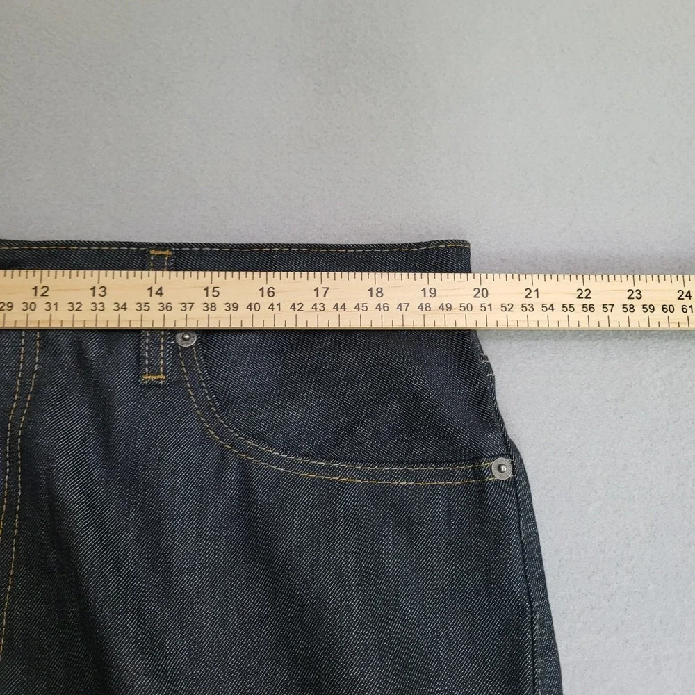 Levi's 502 Men's Taper Fit Denim Blue Jeans Dark Wash Size 38X30